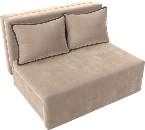 Диван Mebelico Лагуна 114430 (велюр, коричневый/бежевый)