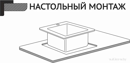 Кухонная мойка Asteria A5045S-D1 (сатин декор)