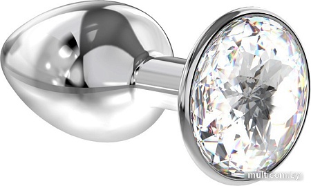 Анальная пробка Lola Games Diamond Clear Sparkle XL 4028-02Lola (прозрачный)