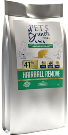Сухой корм для кошек Pet's Brunch Adult Hairball Remove 11 кг
