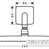Верхний душ Hansgrohe Raindance E 360 AIR 1jet [27376000]