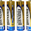 Батарейки Maxell Alkaline AA 4 шт (в блистере)