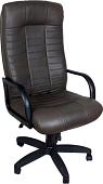 Кресло Деловая обстановка Атлант Стандарт (шоколад, кожа люкс)