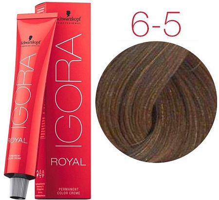 Крем-краска для волос Schwarzkopf Professional Igora Royal Permanent Color Creme 6-5 60 мл