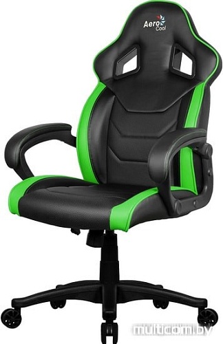 Кресло AeroCool AC60C AIR (черный/зеленый)