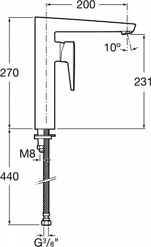 Смеситель Roca Esmai 5A8431C00