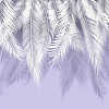Фотообои Citydecor Пальмовые листья (пурпурный) 300x270