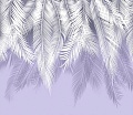 Фотообои Citydecor Пальмовые листья (пурпурный) 300x270