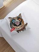 Чехол на подушку JoyArty Дружелюбный пес sl_31462