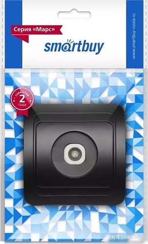 Розетка телевизионная SmartBuy SBE-02b-S1-TV