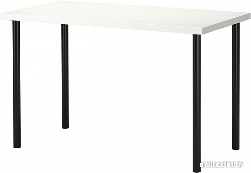 Письменный стол Ikea Линнмон/Адильс (белый/черный) [092.468.04]