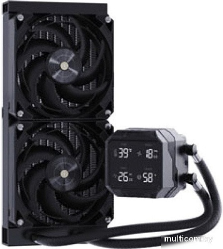 Система жидкостного охлаждения для процессора ALSEYE Q240 Plus (черный)