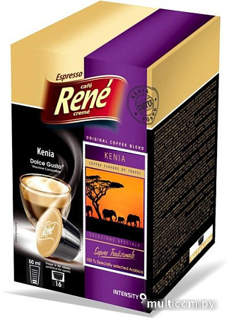 Кофе в капсулах Rene Dolce Gusto Kenia 16 шт