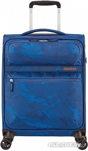 Чемодан-спиннер American Tourister Matchup Camo Blue 55 см