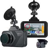 Видеорегистратор-радар детектор-GPS информатор (3в1) Roadgid Premier 4 2CH (set 2)