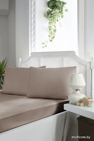 Karven с наволочками на резинке 100x200(+33см)/50x70(1) Р 902 v7 (коричневый)