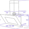Кухонная вытяжка TEKA DVT 980 Black [40483532]