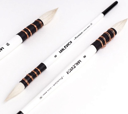 Малевичъ Premium №8 750031 (коза микс, круглая)