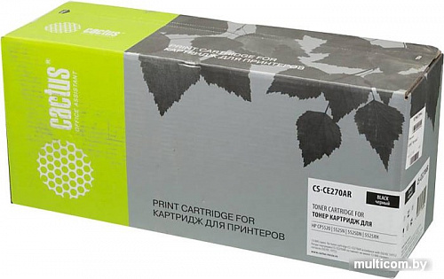 Картридж CACTUS CS-CE270AR (аналог HP 650A (CE270A))