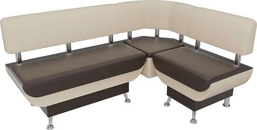 Mebelico Альфа 106947 (левый, коричневый/бежевый)