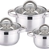 Набор кастрюль Rainstahl 1646-06RS\CW