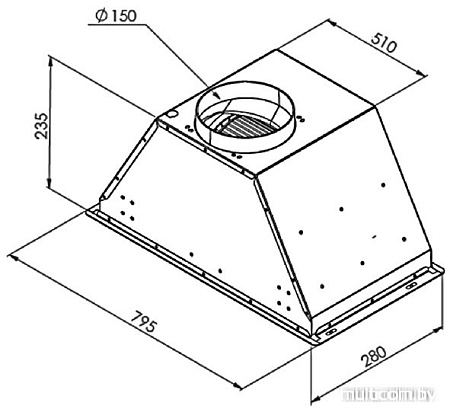 Кухонная вытяжка Zigmund & Shtain K 003.71 S