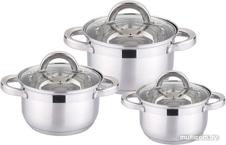 Набор кастрюль Rainstahl 1646-06RS\CW