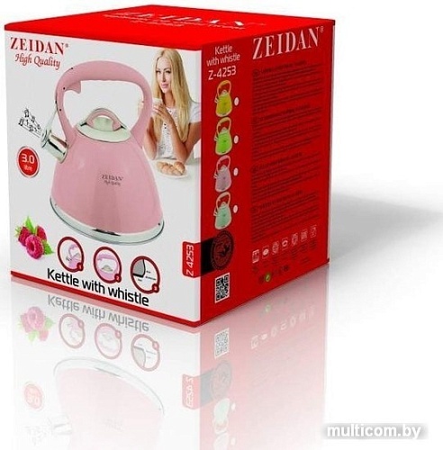 Чайник со свистком ZEIDAN Z-4253 (желтый)