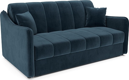 Диван Мебель-АРС аккордеон Давос НПБ 120x200 см M2-112-11 (темно-синий Luna 034)