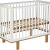 Классическая детская кроватка Polini Kids Simple 340 (белый/бук)