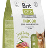Сухой корм для кошек Brit care Cat Indoor Stool Odour Reduction с индейкой 1.5 кг
