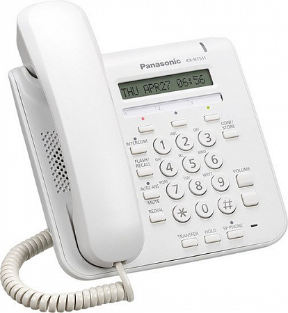 Проводной телефон Panasonic KX-NT511A White