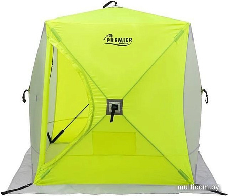 Палатка для зимней рыбалки Premier Fishing Куб PR-ISC-150YLG (салатовый/серый)