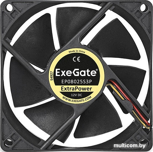 Вентилятор для корпуса ExeGate ExtraPower EP08025S3P EX166174RUS