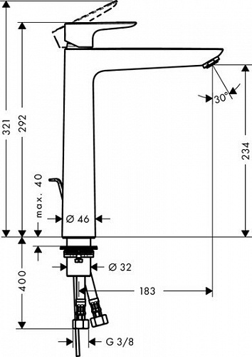 Смеситель Hansgrohe Talis E [71716000]