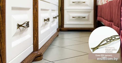 Тумба Неман мебель Марсель МН-126-13 (кремовый-дуб кантри)