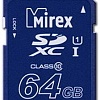 Карта памяти Mirex SDXC UHS-I (Class 10) 64GB (13611-SD10CD64)