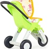 Коляска для кукол Полесье прогулочная 3-х колесная №2 48141 (белый/зеленый/оранжевый)