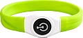 Ошейник Duvo Plus 13688/DV силиконовый, светящийся (салатовый)