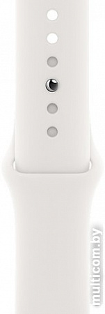 Умные часы Apple Watch Series 6 40 мм (алюминий серебристый/белый спортивный)