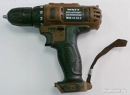 Дрель-шуруповерт WATT WAS-14 Li-2 101402912 (с 2мя АКБ 2 а*ч)