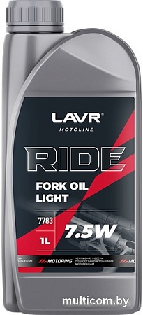Трансмиссионное масло Lavr Moto Ride Fork Oil 7.5W 1л