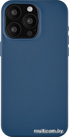 Чехол для телефона uBear Capital Leather для iPhone 15 Pro Max (темно-синий)