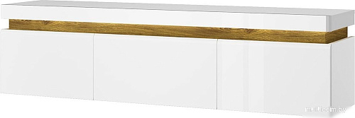 Тумба Anrex Torino 2D1S (белый/дуб наварра)