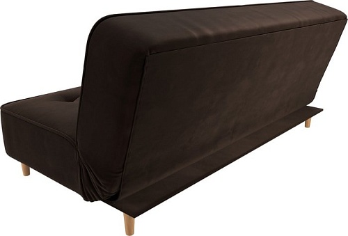 Диван Mebelico Портленд 108747 (БНП, микровельвет, коричневый)