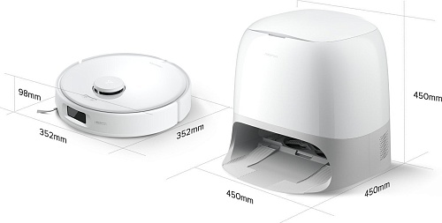 Робот-пылесос Roborock Qrevo CurvC RRE0VIC QRCC02-02 (с русской озвучкой, белый)