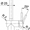 Смеситель Franke Atlas Neo поворотный излив (нержавеющая сталь)