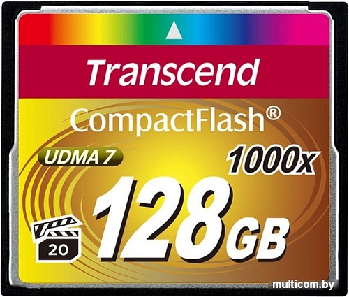 Карта памяти Transcend 1000x CompactFlash Ultimate 128GB (TS128GCF1000)