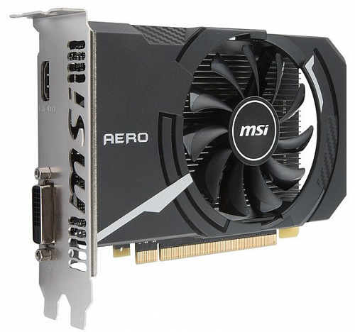 Видеокарта MSI GeForce GT 1030 Aero ITX OC 2GB GDDR5 [GT 1030 AERO ITX 2G OC]