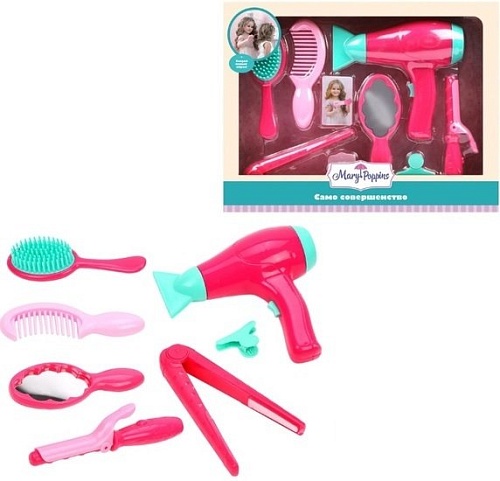 Аксессуар для девочек Mary Poppins Парикмахерский набор. Само совершенство 453184 (розовый)